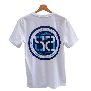 SANANTONIO42 BLACK/BLUE LOGO TSHIRT MAN