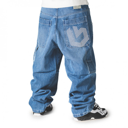 BLUESKIN SKATE HIP HOP PANTALONI BAGGY BLU CHIARO